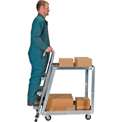 2 Shelf Aluminum Stockpicker Truck SPA2-2236