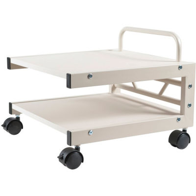 Balt® 27501 Low Profile Mobile Printer Stand, 14''H x 17''W x 17''D, Gray