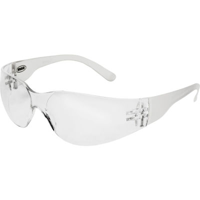 IProtect® Safety Glasses, ERB Safety 17940 - Clear Frame, Clear Lens - Pkg Qty 12