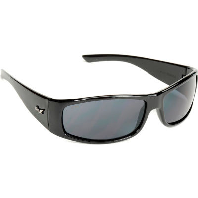 Boas® Xtreme Safety Glasses, ERB Safety, 17921 - Black Frame, Smoke Lens