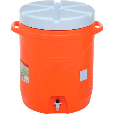 Rubbermaid FG16100111 - Insulated Beverage Dispenser, 10 Gallon, Spigot, Carrying Handles