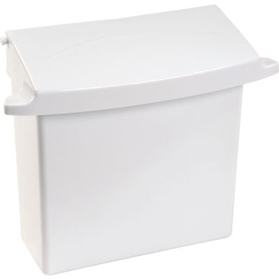 Rubbermaid® Wall Mounted Sanitary Napkin Receptacle - FG614000 WHT