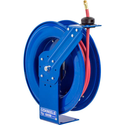 Coxreels SH-N-3100 3/8"x100' 300 PSI Heavy Duty Spring Retractable Low Pressure Hose Reel