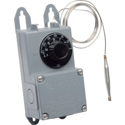 PECO Industrial Temperature Controller TRF115-005 Tmp. Range 0°-120°F Rmt. Bulb Nema 4X