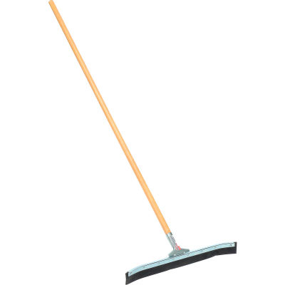 Libman Commercial Standard Duty Curved Floor Squeegee, Hard Rubber, 24" - 542 - Pkg Qty 6