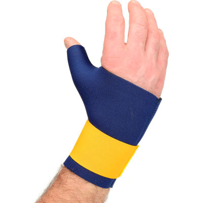 OccuNomix Neo Thumb/Wrist Wrap Navy, Medium, 400-013