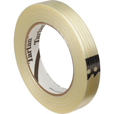 3M Tartan 8932 Filament Tape 3/4" x 60 Yds. 3.75 Mil Clear - Pkg Qty 48