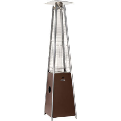 Quartz Glass Tube Patio Heater, 40000 BTU, Propane, Bronze