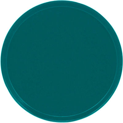 Cambro 1950414 - Camtray 19.5" Round Low, Teal - Pkg Qty 12
