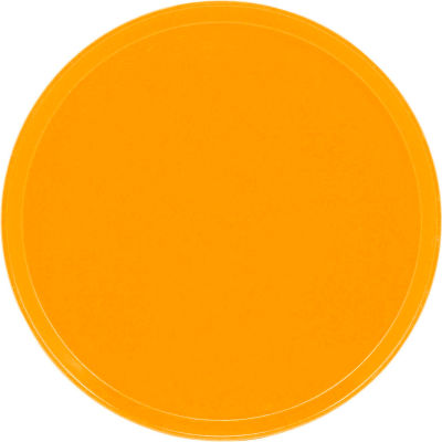 Cambro 1550504 - Camtray 15.5" Round Low, Mustard - Pkg Qty 12