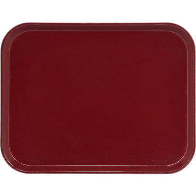 Cambro 1418522 - Camtray 14" x 18" Rectangular, Burgundy Wine - Pkg Qty 12