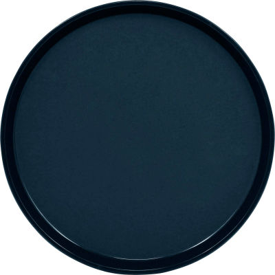Cambro PT1100110 - Tray Polytread 11" Round, Black - Pkg Qty 12