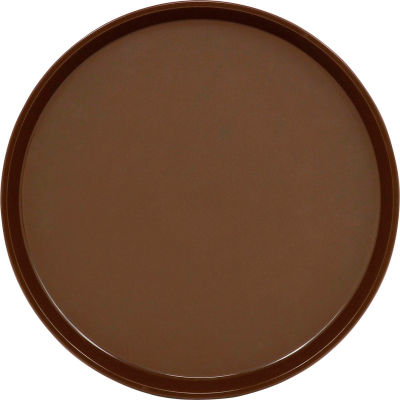 Cambro PT1100167 - Tray Polytread 11" Round, Brown - Pkg Qty 12