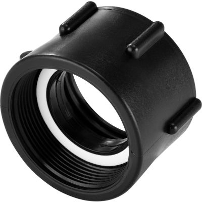 Global Industrial Polypropylene S60x6 Female Buttress x 2" Female NPS Pipe Thread Adapter