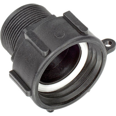 adapter thread female male pipe buttress bsp globalindustrial containers ibc bins totes storage