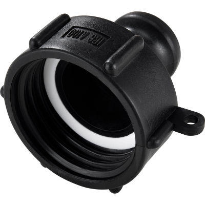 Global Industrial Polypropylene S60x6 Female Buttress C/W x 1" Part A Camlock Adapter