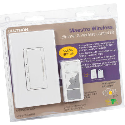 Timers & Dimmers | Dimmers | Lutron Dimmer And Pico Package, White