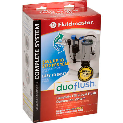 Fluidmaster 550DFRK-1 Duo Flush System® Dual Flush Toilet Converter