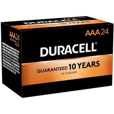Duracell® Coppertop® AAA Batteries W/ Duralock Power Preserve - Pkg Qty 24