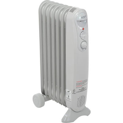 Comfort Zone® Value Sized Oil-Filled Radiator Heater CZ7007J - 1200/700/500 Watt