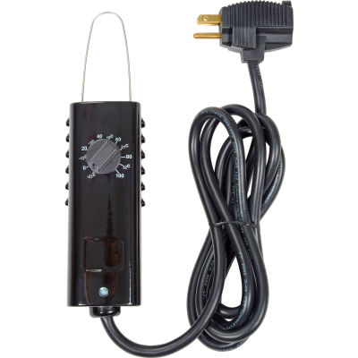 TPI Line Voltage Thermostat Industrial Series SPST Cool Only 6' Cord/Plug KTO121