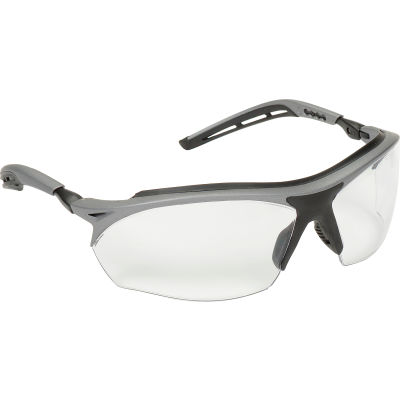 3M™ Maxim™ GT Protective Eyewear, Clear Lens, Metallic Gray/Black Frame