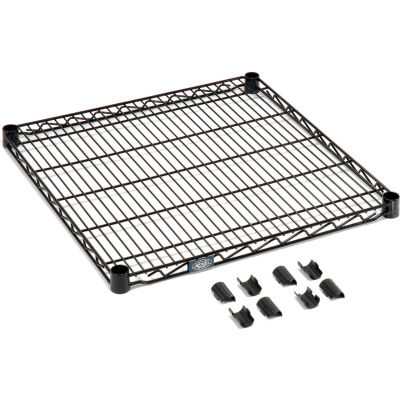 Nexel® S2454B Black Epoxy Wire Shelf 54"W x 24"D