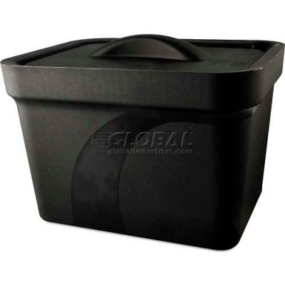 Bel-Art Magic Touch 2 Ice Pan with Lid 168074102, 4.0 Liter, Black, 1/PK