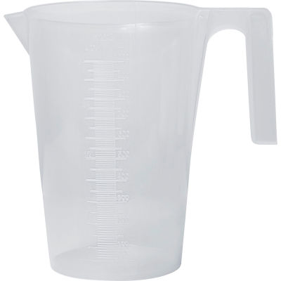 Bel-Art PP Tall Graduated Pitcher 289910000, 1000ml Capacity, 10ml Graduation, Clear, 1/PK