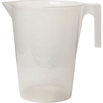 Bel-Art PP Tall Graduated Pitcher 289940000, 5000ml Capacity, 100ml Graduation, Clear, 1/PK