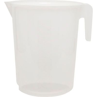 Bel-Art PP Tall Graduated Pitcher 289950000, 10000ml Capacity, 200ml Graduation, Clear, 1/PK