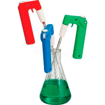 Bel-Art Fast Release Pipette Pump III Pipettor 379040002, For Pipette Up To 2ml, Blue, 1/PK