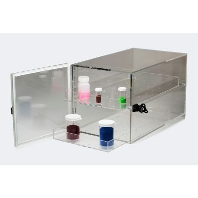 Bel-Art Clear Acrylic Desiccator Cabinet, 0.36 cu. ft