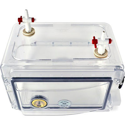 Bel-Art Secador Polystyrene Mini Gas-Purge Desiccator Cabinet, 0.3 cu. ft.