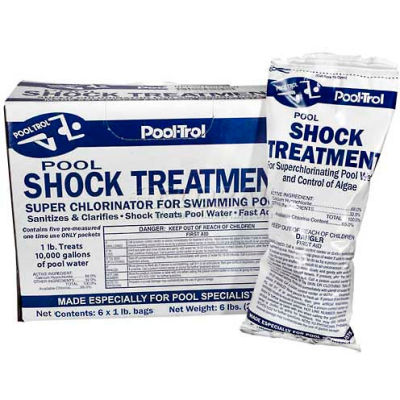 green pool shock treatment