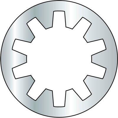 Internal Tooth Lock Washer - #8 - Steel - Zinc CR+3 - Pkg of 2500 - BBI 240040
