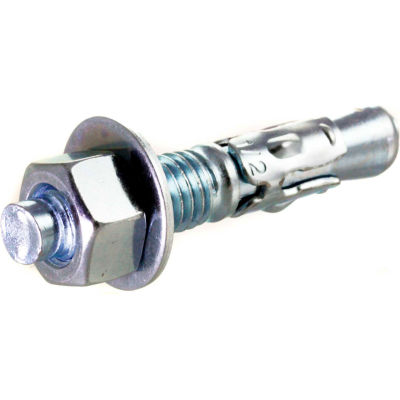 Commercial Wedge Anchor - 7/8-9 x 6" - Steel - Zinc - Pkg of 5 - Brighton-Best 279350