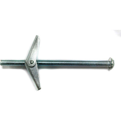 Combination Toggle Bolt - 1/4-20 x 5" - Phillips/Slotted Round Head - Steel - Zinc - 50 Pk