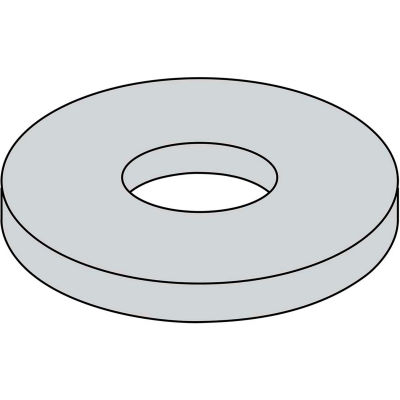Fender Washer - 1/4" x 1-1/4" - Steel - Zinc CR+3 - Pkg of 100 - BBI P36145