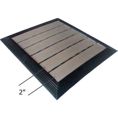 Babcock-Davis® Roll Up Entrance System M-1050, Vinyl Hinge, Aluminum Rail, 99-1/4"W X 99-1/4"D