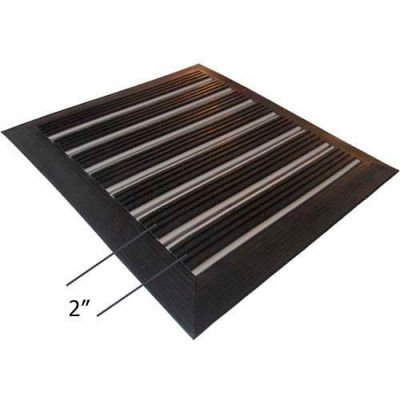 Babcock-Davis® Roll Up Entrance System M-750RT, Vinyl Hinge, Aluminum Rail, 75-1/4"W X 51-1/4"D