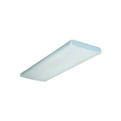 Lithonia LB432 MV 4 Light T8 Multi Volt Premium Grade Curved Basket Wraparound