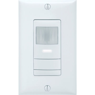 Lithonia WSX WH Wall Switch Decorator Sensor - Passive Infrared (Pir): White