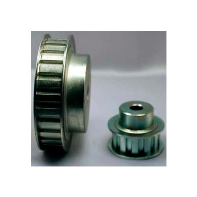 15 Tooth Timing Pulley, (L) 3/8" Pitch, Clear Zinc Plated Steel, 15l050-6fs6 - Min Qty 5