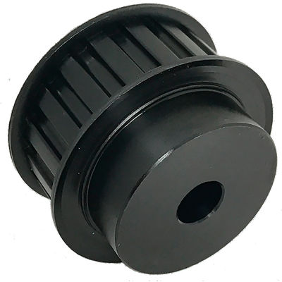 18 Tooth Timing Pulley, (H) 1/2" Pitch, Clear Zinc Plated Steel, 18h100-6fs7 - Min Qty 3