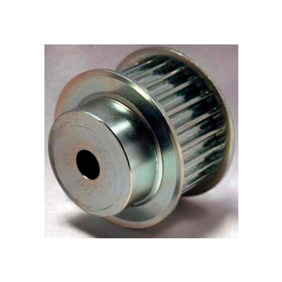 22 Tooth Timing Pulley, (Htd) 8mm Pitch, Clear Zinc Plated Steel, 22-8m20-6fs6 - Min Qty 2