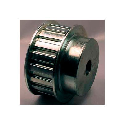 22 Tooth Timing Pulley, (H) 1/2" Pitch, Clear Zinc Plated Steel, 22h100-6fs8 - Min Qty 2