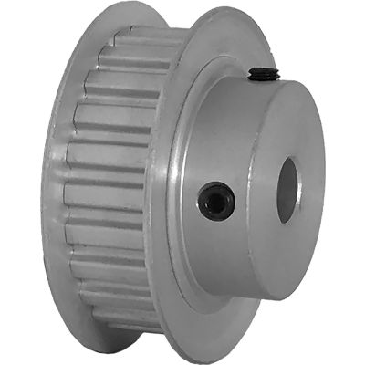 Powerhouse 24XL037-6FA4 Aluminum / Clear Anodized 24 Tooth 1.528" Pitch Finished Bore Pulley - Pkg Qty 5