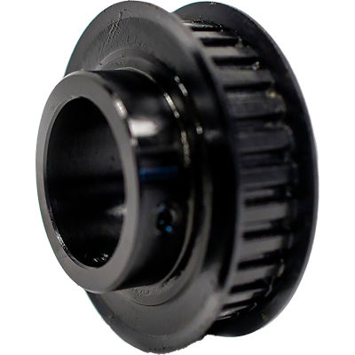 Powerhouse 22XL037-6FS3 Steel / Black Oxide 22 Tooth 1.401" Pitch Plain Bore Pulley - Pkg Qty 5