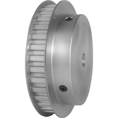 Powerhouse 36L050-6FA6 Aluminum / Clear Anodized 36 Tooth 4.297" Pitch Finished Bore Pulley - Pkg Qty 5